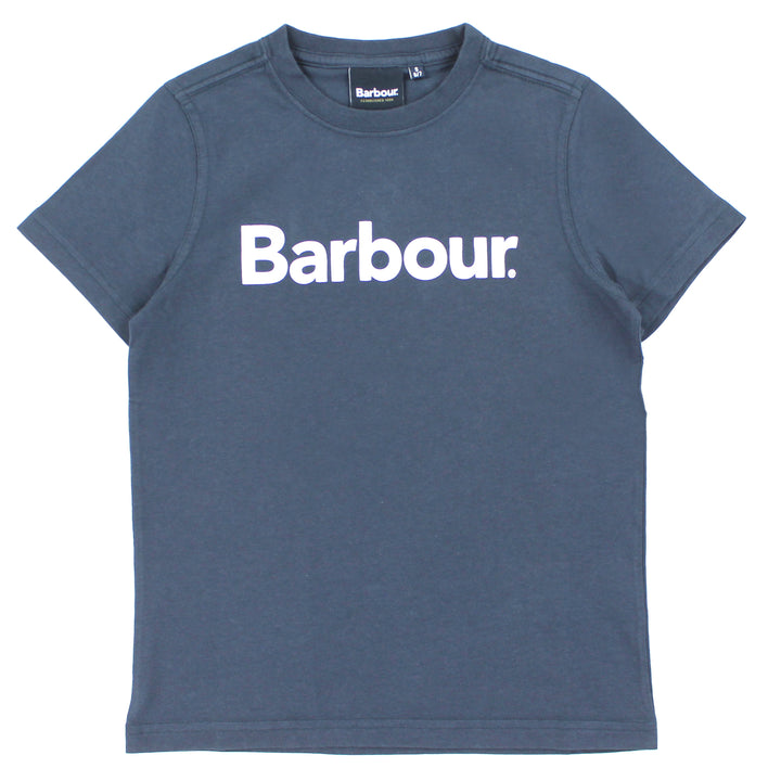 ViaMonte Shop | Barbour bambino t-shirt navy in jersey di cotone