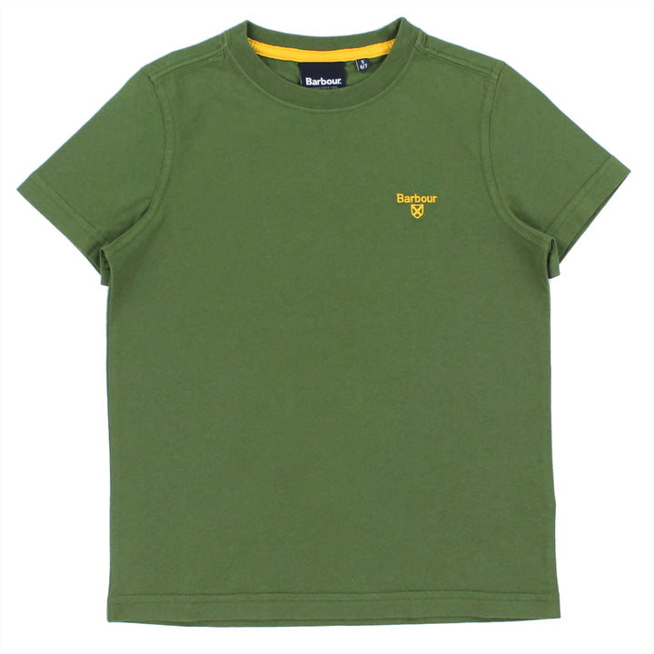 ViaMonte Shop | Barbour t-shirt bambino verde in cotone
