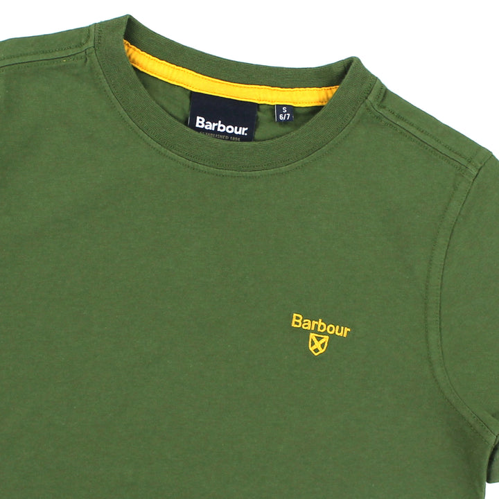 ViaMonte Shop | Barbour t-shirt teen rifle green in cotone