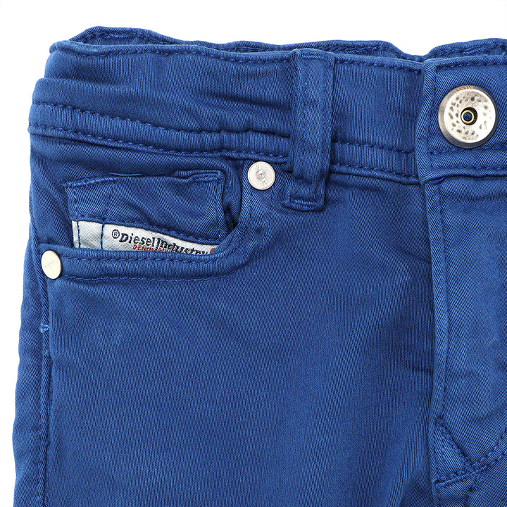ViaMonte Shop | Diesel Kid pantalone sleenker-b baby boy bluette in cotone