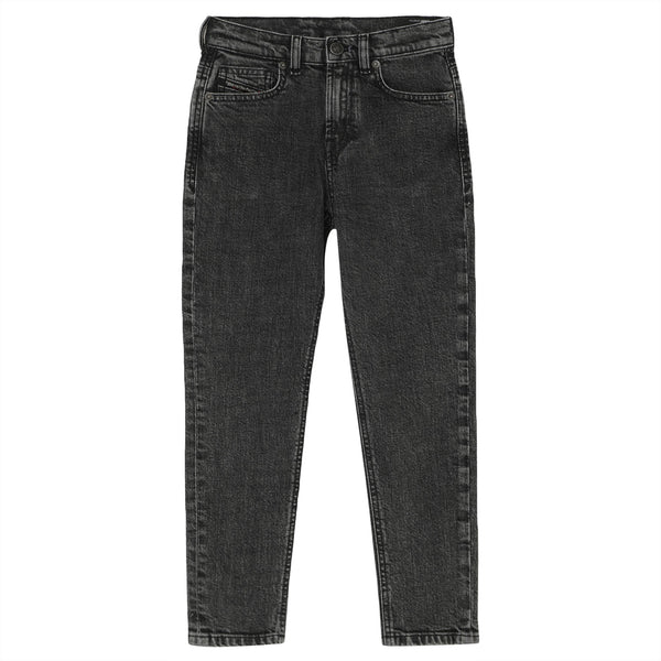 ViaMonte Shop | Diesel Kid pantalone bambino nero in denim stretch
