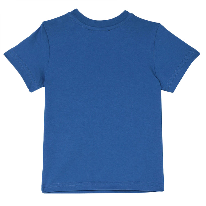 ViaMonte Shop | Diesel Kid t-shirt baby boy tjustlogob bluette in jersey di cotone