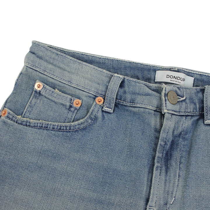 ViaMonte Shop | Dondup teen bermuda jeans Derick in cotone stretch