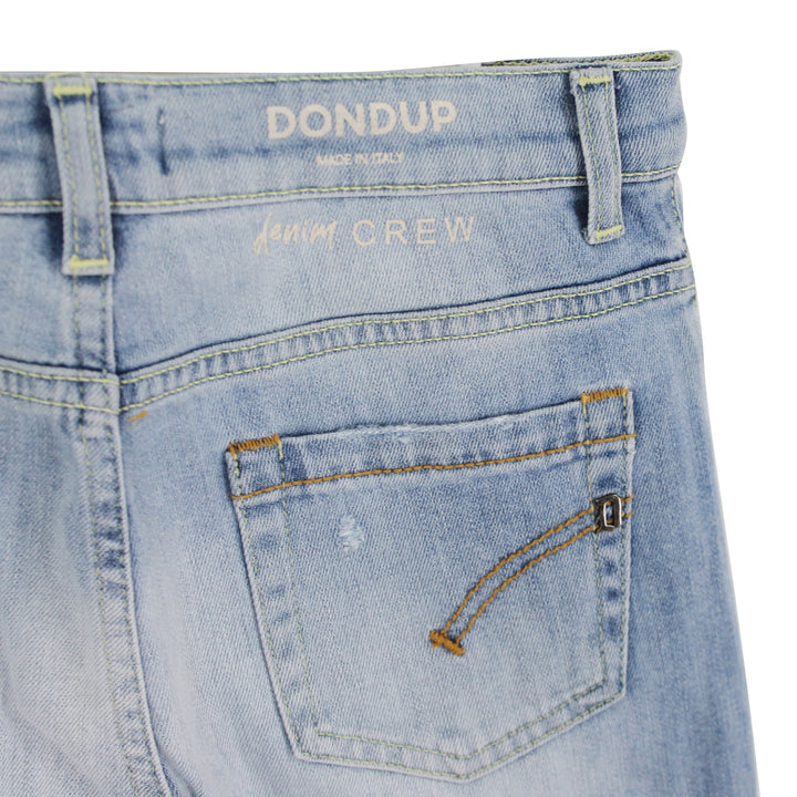 ViaMonte Shop | Dondup jeans bambino Brighton carrot fit blu in cotone