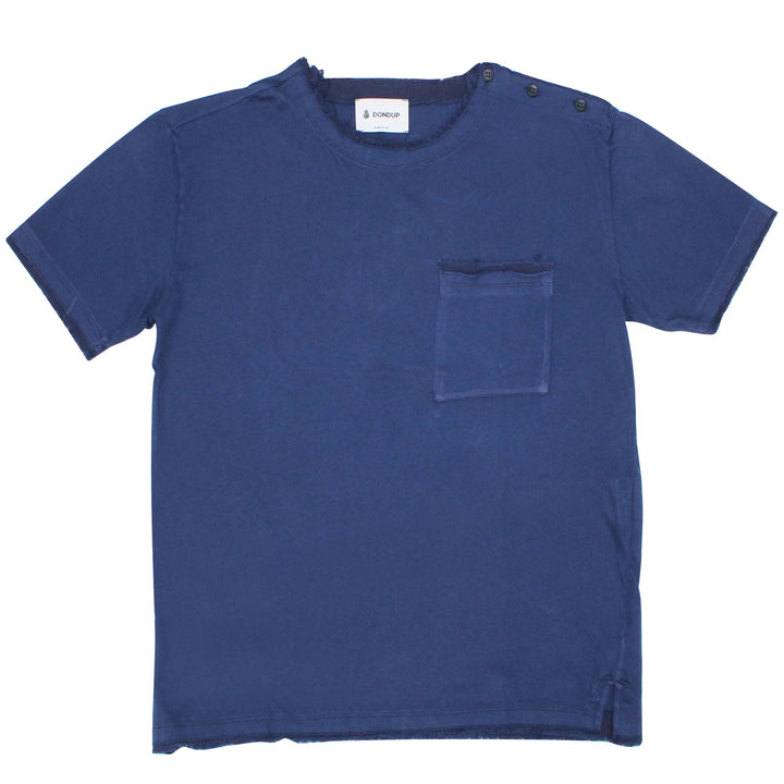 ViaMonte Shop | Dondup bambino t-shirt blu in jersey di cotone