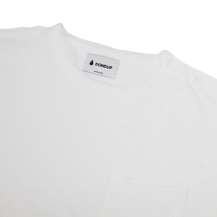 ViaMonte Shop | Dondup teen t-shirt bianca in jersey di cotone