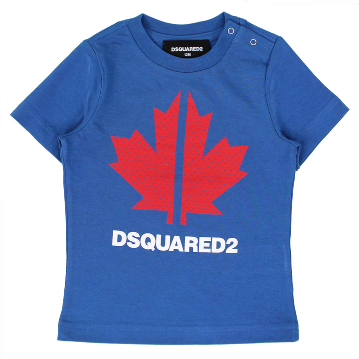 ViaMonte Shop | Dsquared2 t-shirt baby boy bluette in cotone