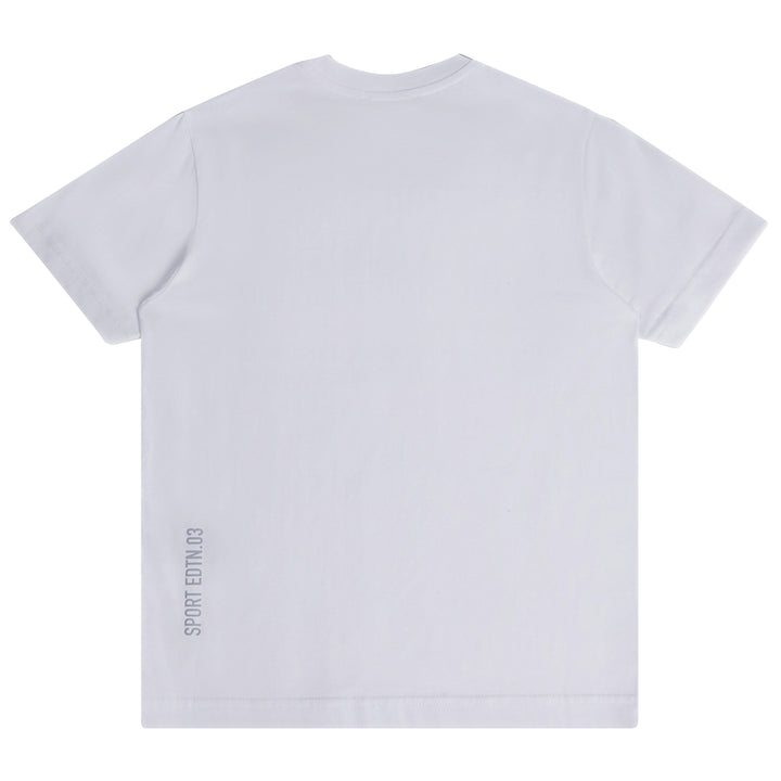 ViaMonte Shop | Dsquared2 Sport Edtn.03 bambino t-shirt bianca in jersey di cotone