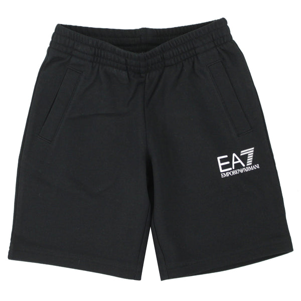 ViaMonte Shop | EA7 Emporio Armani shorts bambino nero in cotone
