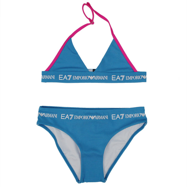 ViaMonte Shop | EA7 Emporio Armani bikini teen turchese in lycra