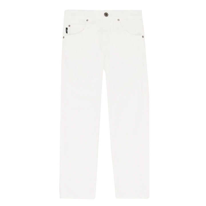 ViaMonte Shop | Emporio Armani pantalone bambino bianco in misto cotone