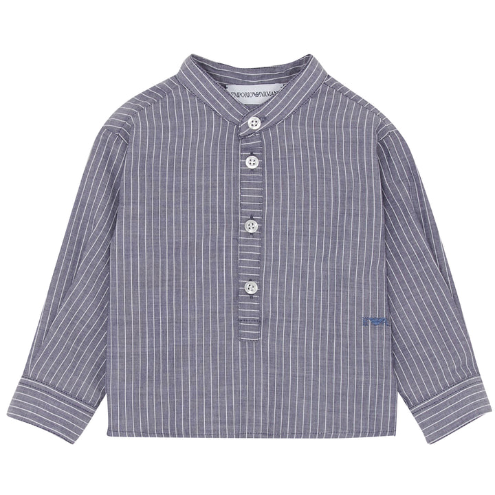 ViaMonte Shop | Emporio Armani camicia baby boy a righe in cotone