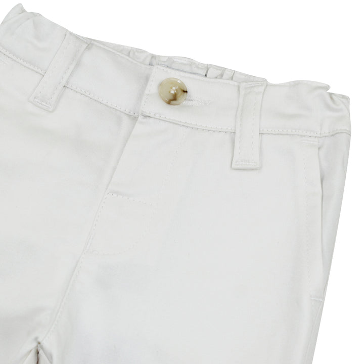 ViaMonte Shop | Emporio Armani pantalone baby boy bianco in cotone