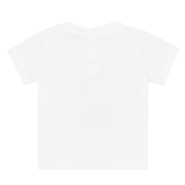 ViaMonte Shop | Emporio Armani t-shirt baby boy bianca in jersey di cotone