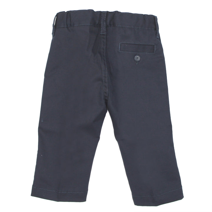 ViaMonte Shop | Il Gufo pantalone baby boy blu in cotone stretch