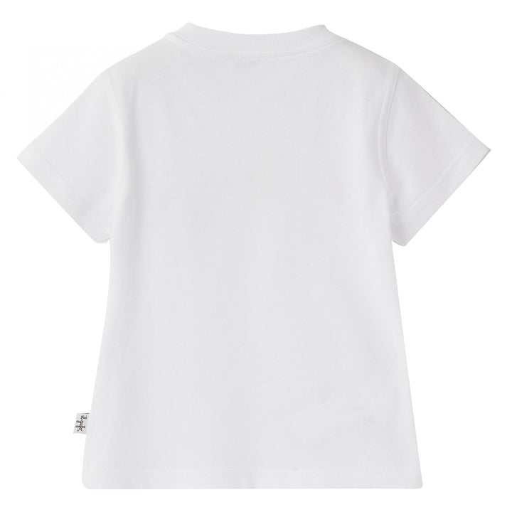 ViaMonte Shop | Il Gufo t-shirt baby boy bianca in cotone