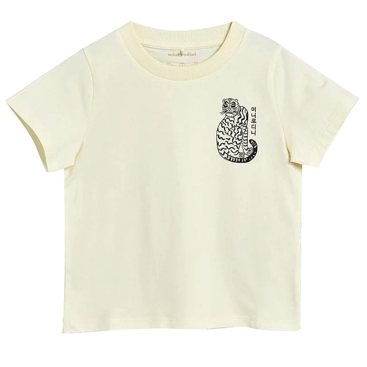 ViaMonte Shop | Mini Rodini t-shirt baby boy bianca in cotone organico