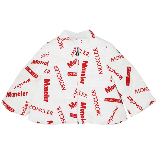 ViaMonte Shop | Moncler Enfant giacca Antie baby girl stampata in nylon