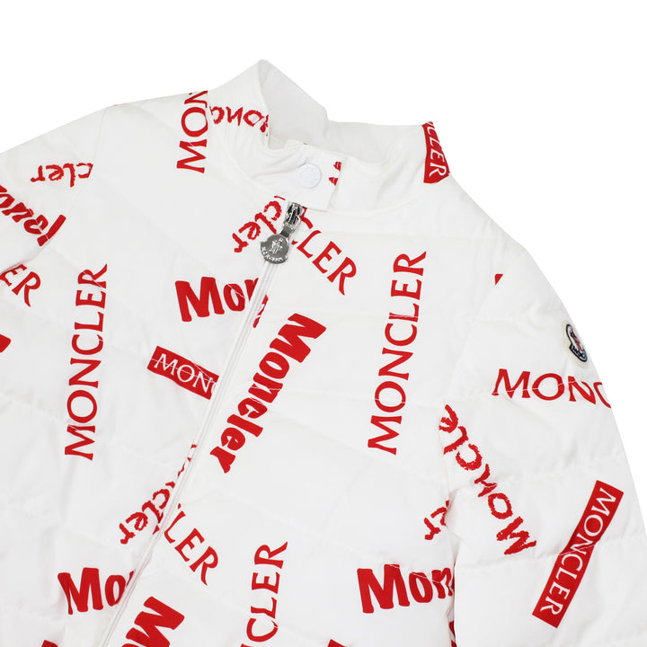 ViaMonte Shop | Moncler Enfant giacca Antie bambina stampata in nylon