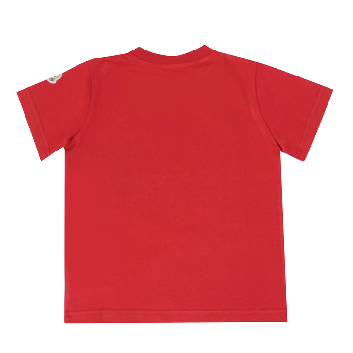 ViaMonte Shop | Moncler Enfant t-shirt bambino rossa in cotone