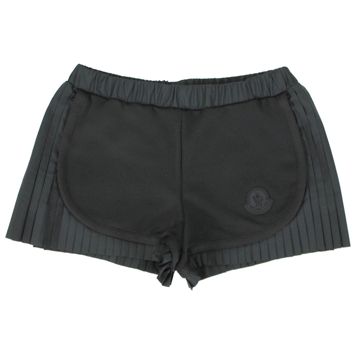 ViaMonte Shop | Moncler Enfant shorts teen nero in misto cotone