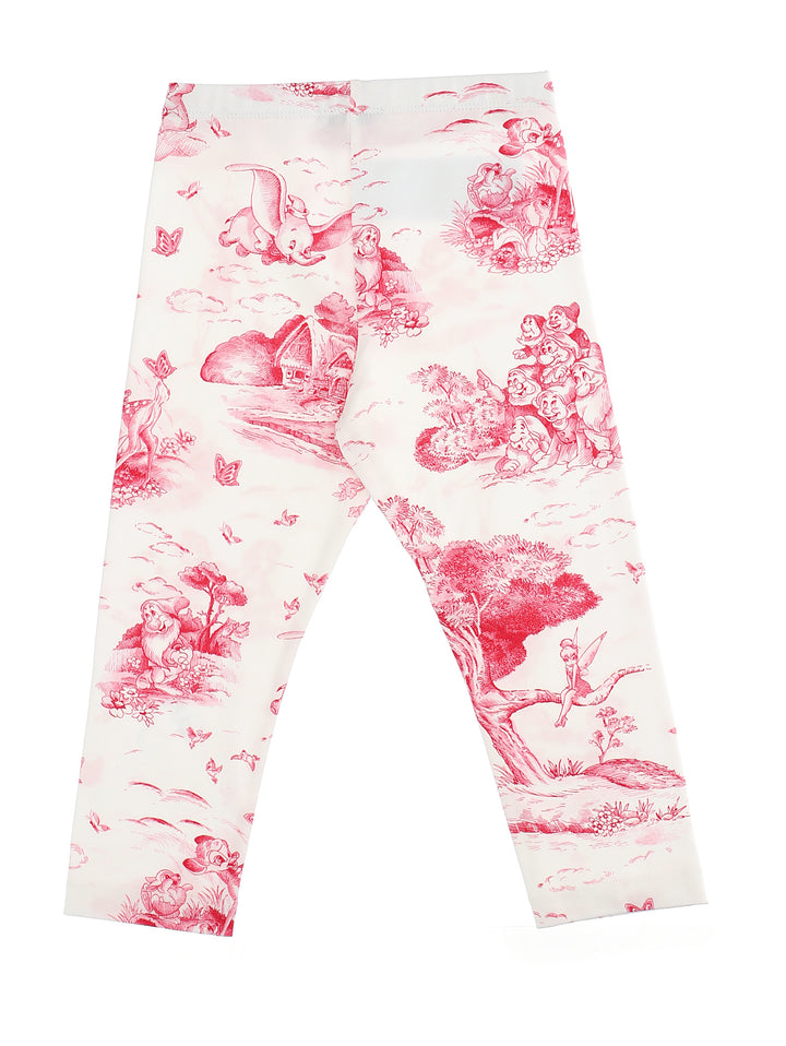 ViaMonte Shop | Monnalisa bambina leggings stampato in jersey di cotone