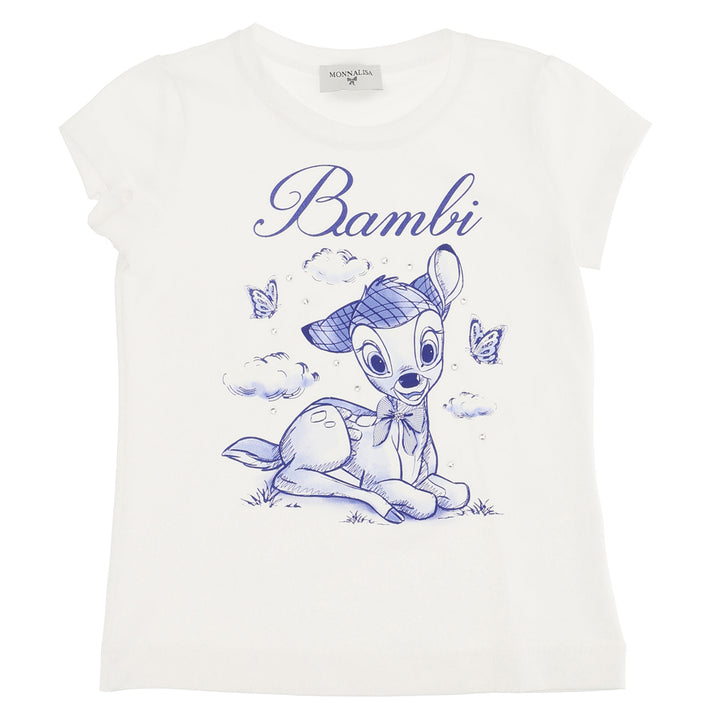 ViaMonte Shop | Monnalisa bambina t-shirt stampa Disney in cotone stretch