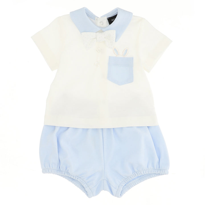 ViaMonte Shop | Monnalisa completo baby boy bicolor in cotone