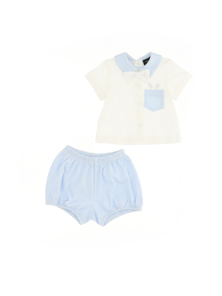 ViaMonte Shop | Monnalisa completo baby boy bicolor in cotone