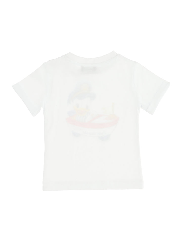 ViaMonte Shop | Monnalisa baby boy t-shirt bianca in jersey di cotone