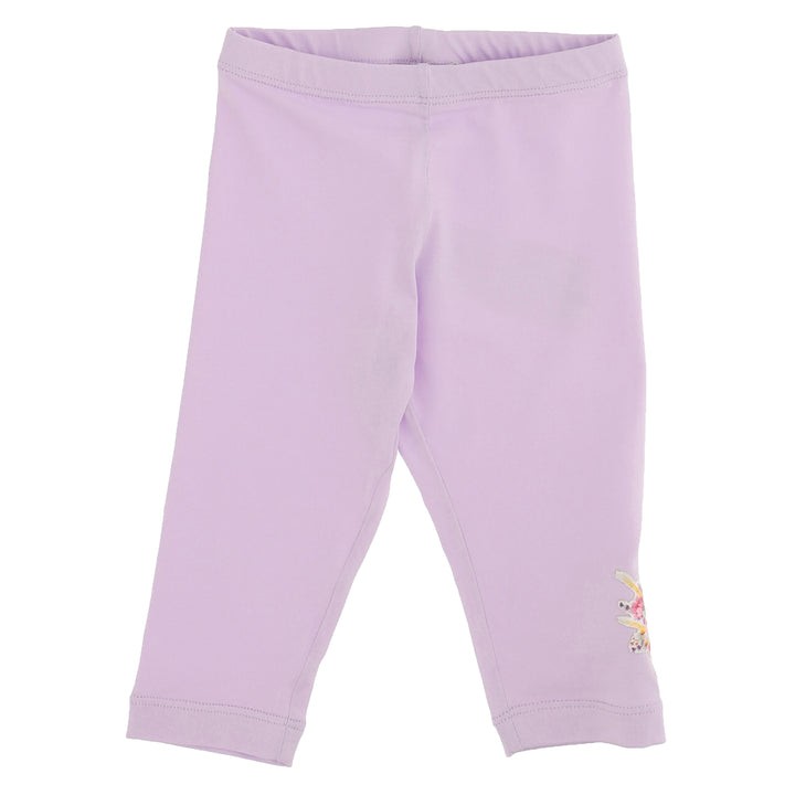 ViaMonte Shop | Monnalisa leggings baby girl glicine in jersey di cotone