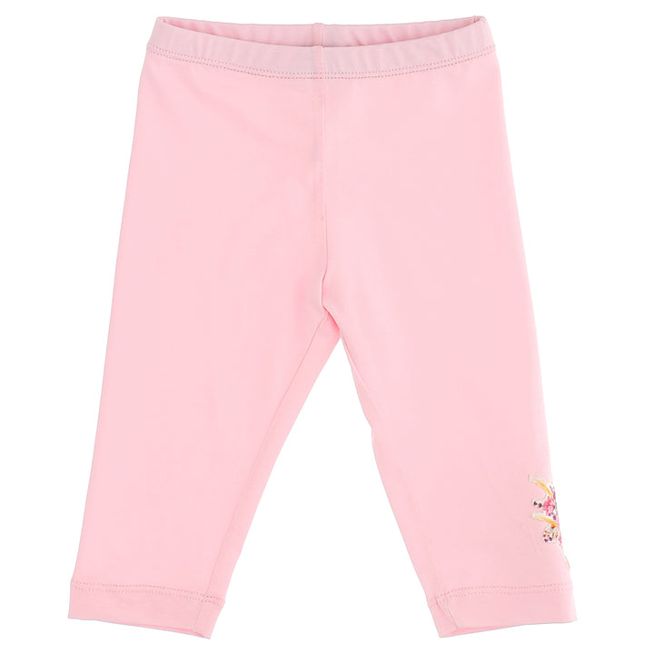 ViaMonte Shop | Monnalisa leggings baby girl rosa in jersey di cotone
