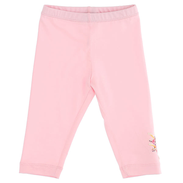 ViaMonte Shop | Monnalisa leggings baby girl rosa in jersey di cotone
