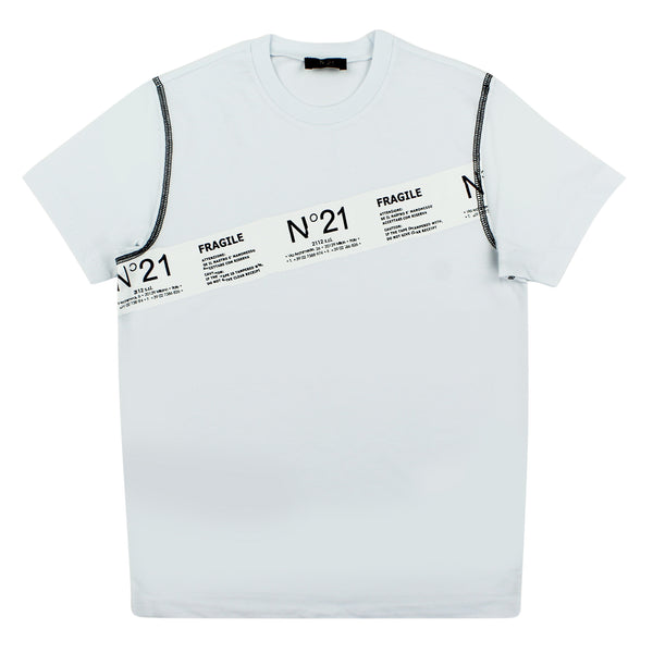 ViaMonte Shop | N°21 t-shirt teen bianca in jersey di cotone