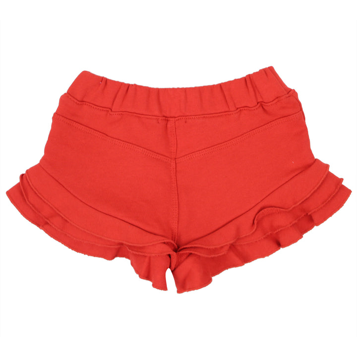 ViaMonte Shop | Pinko bambina shorts rosso in felpa di cotone