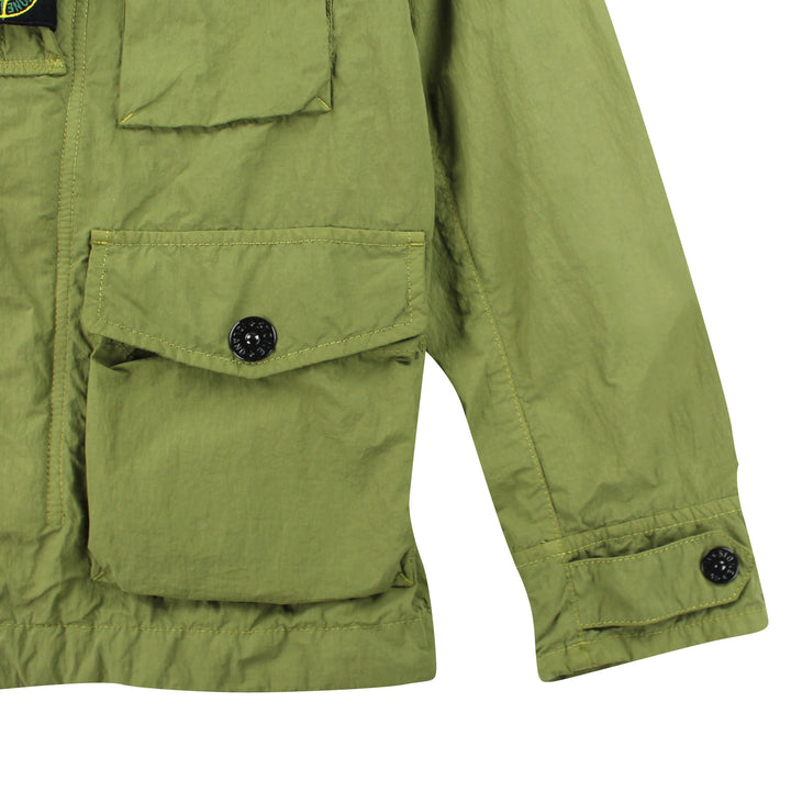 ViaMonte Shop | Stone Island giacca bambino verde oliva in nylon