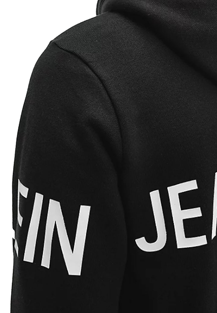 ViaMonte Shop | Calvin Klein Jeans bambino felpa nera in cotone