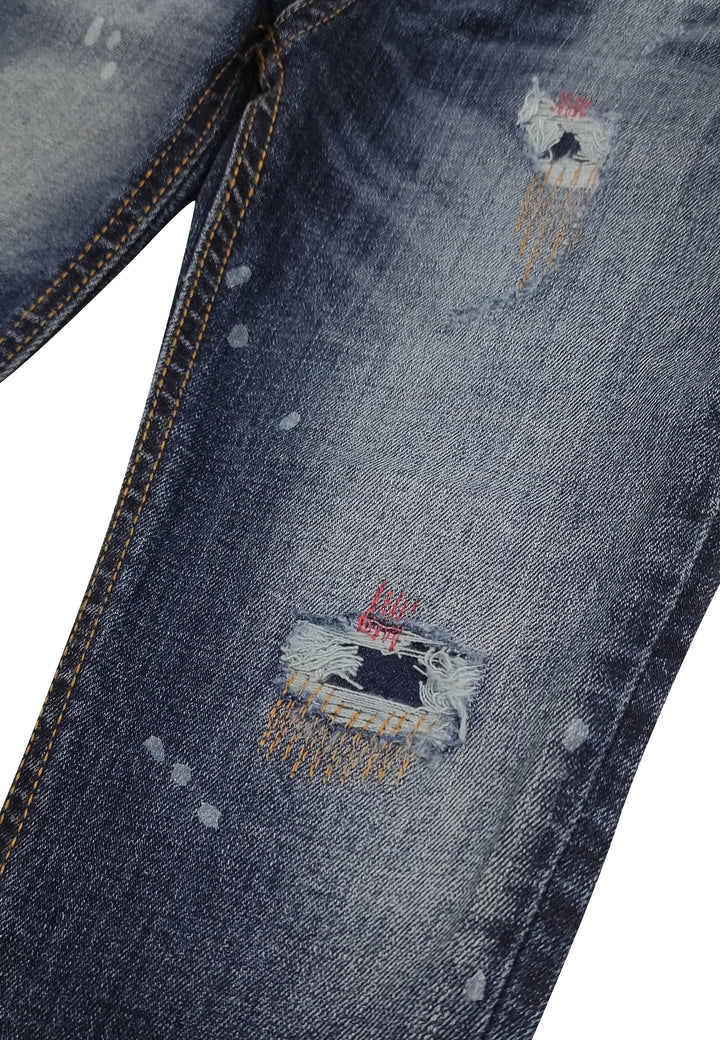 ViaMonte Shop | Diesel Kid jeans bambino D-vider-j blu scuro in cotone stretch