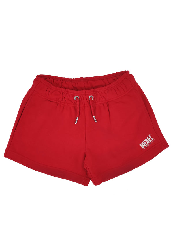 ViaMonte Shop | Diesel Kid bambina shorts Paggyl rosso in cotone