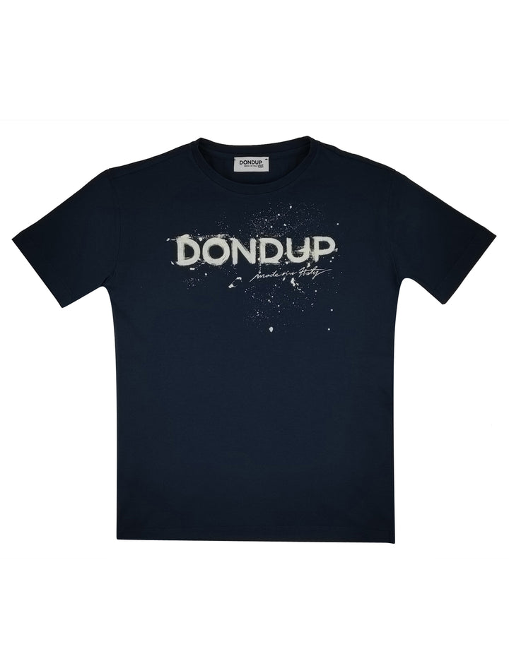 ViaMonte Shop | Dondup Kids t-shirt bambino blu in jersey di cotone
