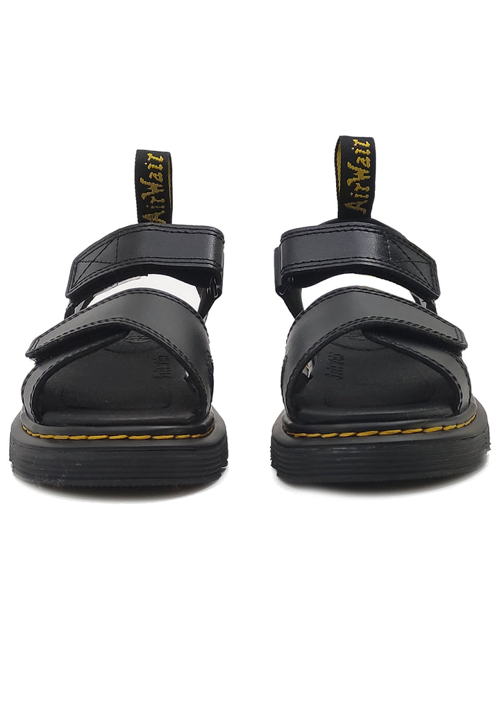 ViaMonte Shop | Dr. Martens bambina sandalo Vossie nero in pelle