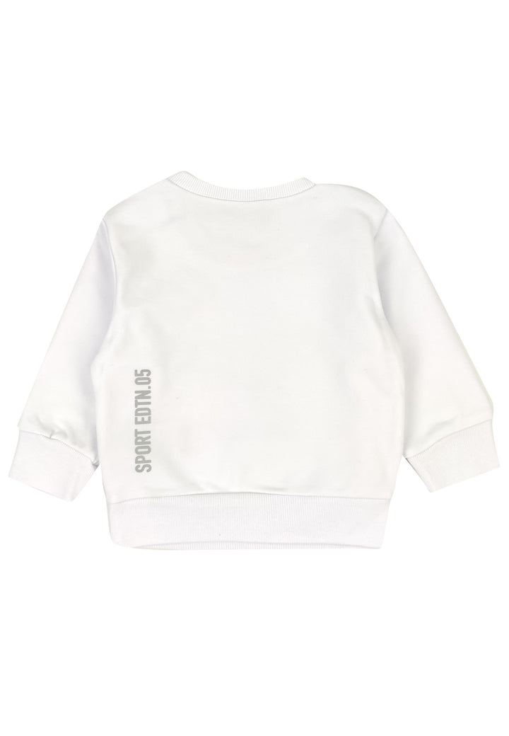 ViaMonte Shop | Dsquared2 Sport Edtn.05 felpa baby boy bianca in cotone