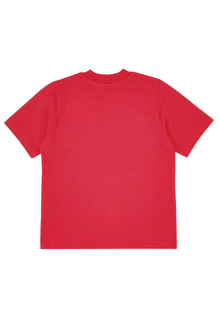 ViaMonte Shop | Dsquared2 t-shirt bambino rossa in jersey di cotone