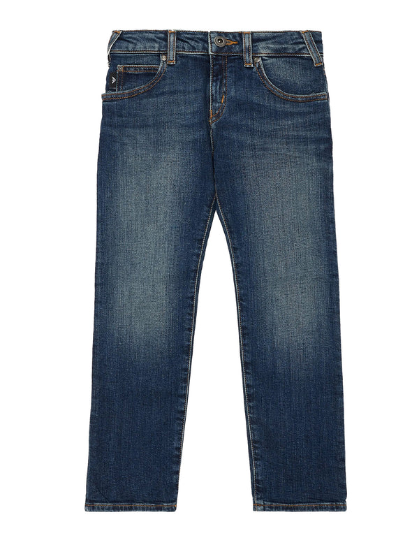 ViaMonte Shop | Emporio Armani teen jeans blu in cotone