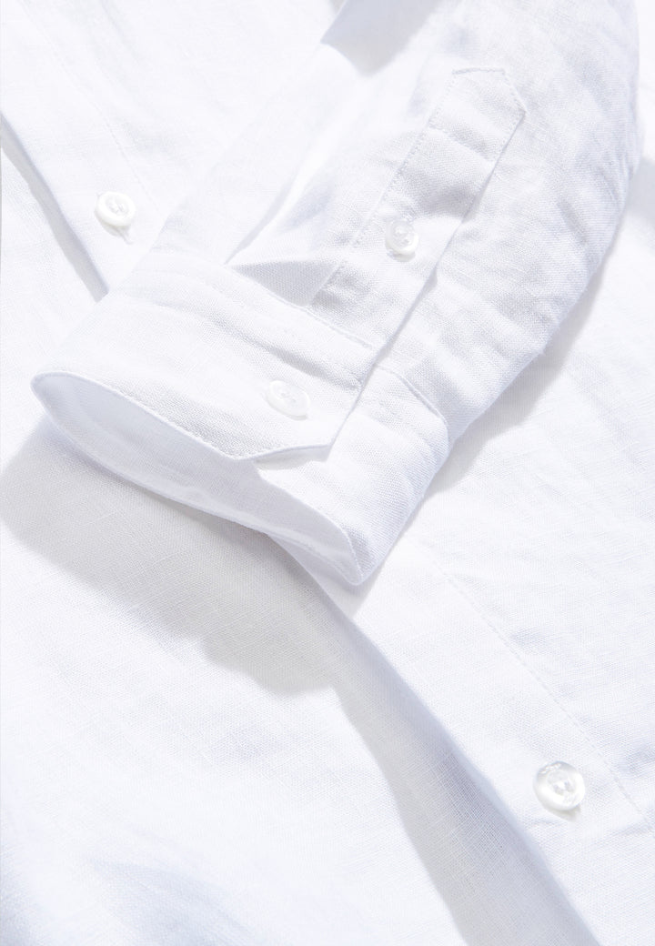 ViaMonte Shop | Fay bambino camicia alla coreana bianca in lino