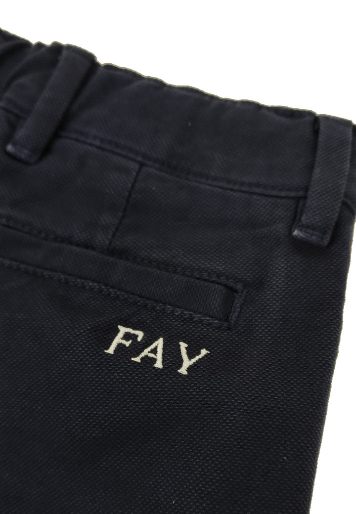 ViaMonte Shop | Fay teen pantalone chino blu in cotone