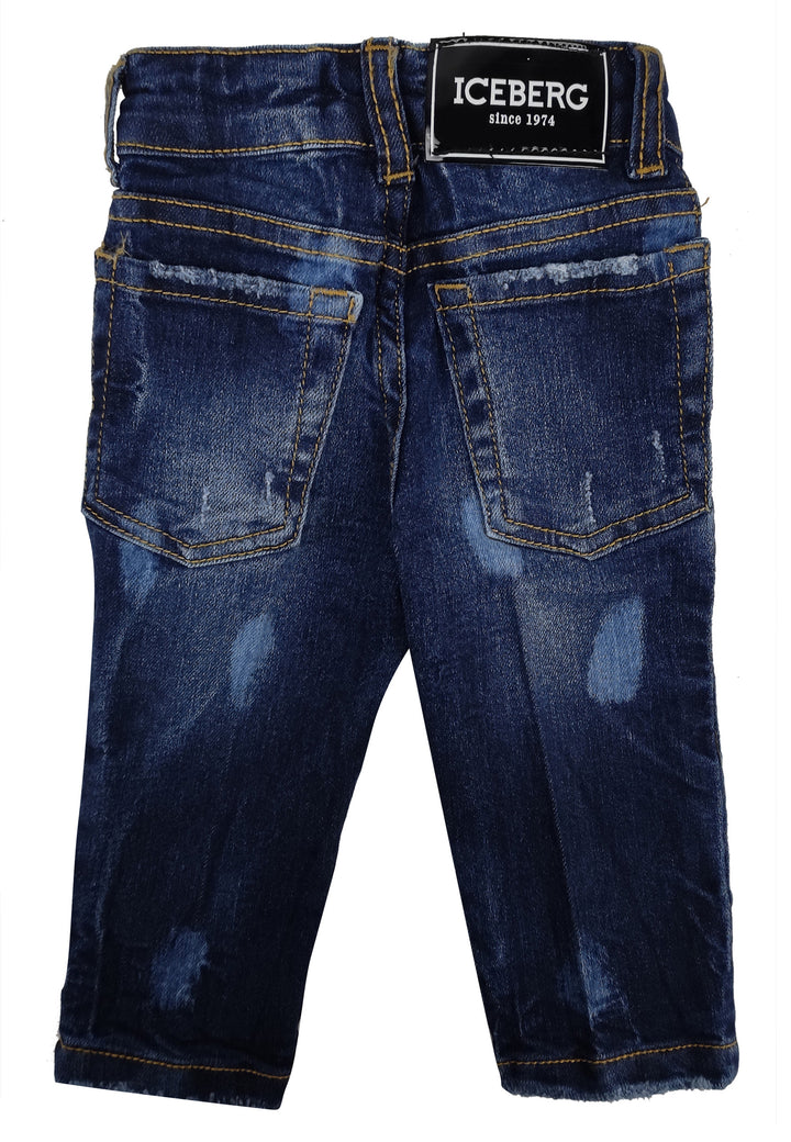 ViaMonte Shop | Ice Iceberg jeans bambino blu in cotone stretch