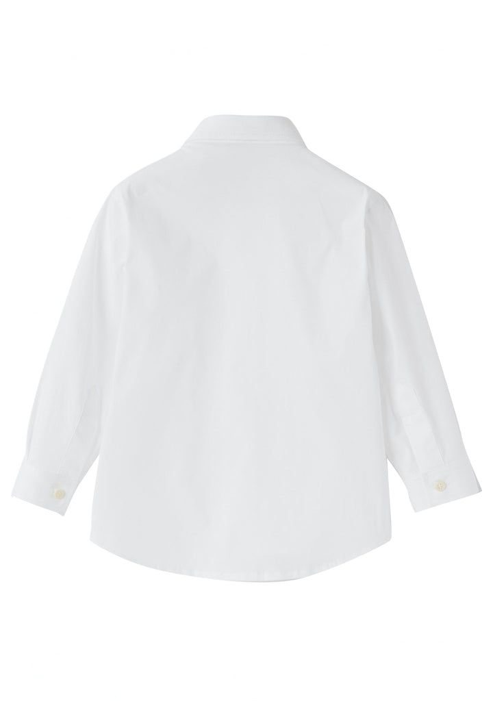 ViaMonte Shop | Il Gufo camicia baby boy bianca in cotone stretch
