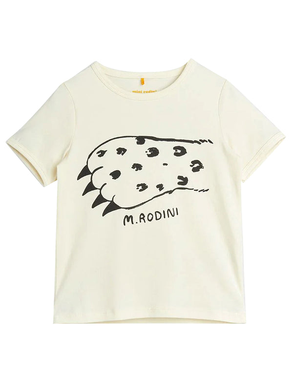 ViaMonte Shop | Mini Rodini t-shirt baby boy panna in cotone biologico