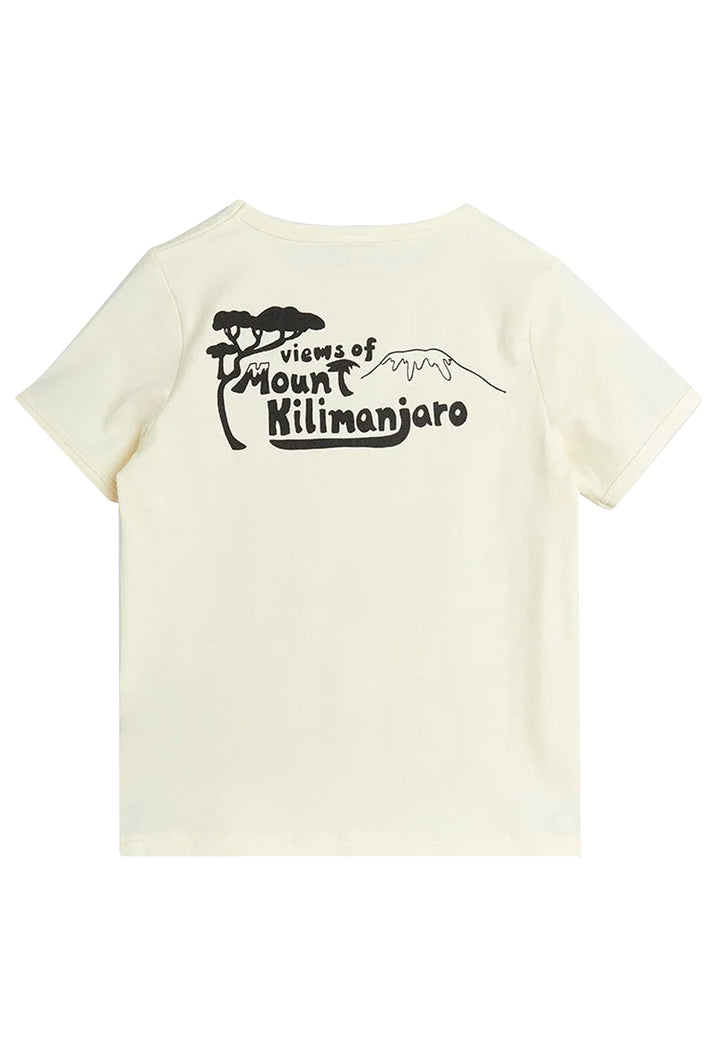 ViaMonte Shop | Mini Rodini t-shirt baby boy panna in cotone biologico